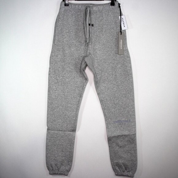 Essentials Fear Of God Mens XS 28 x 31 SS21 Heather Grey Sweatpants NEW R1670 - Picture 1 of 7